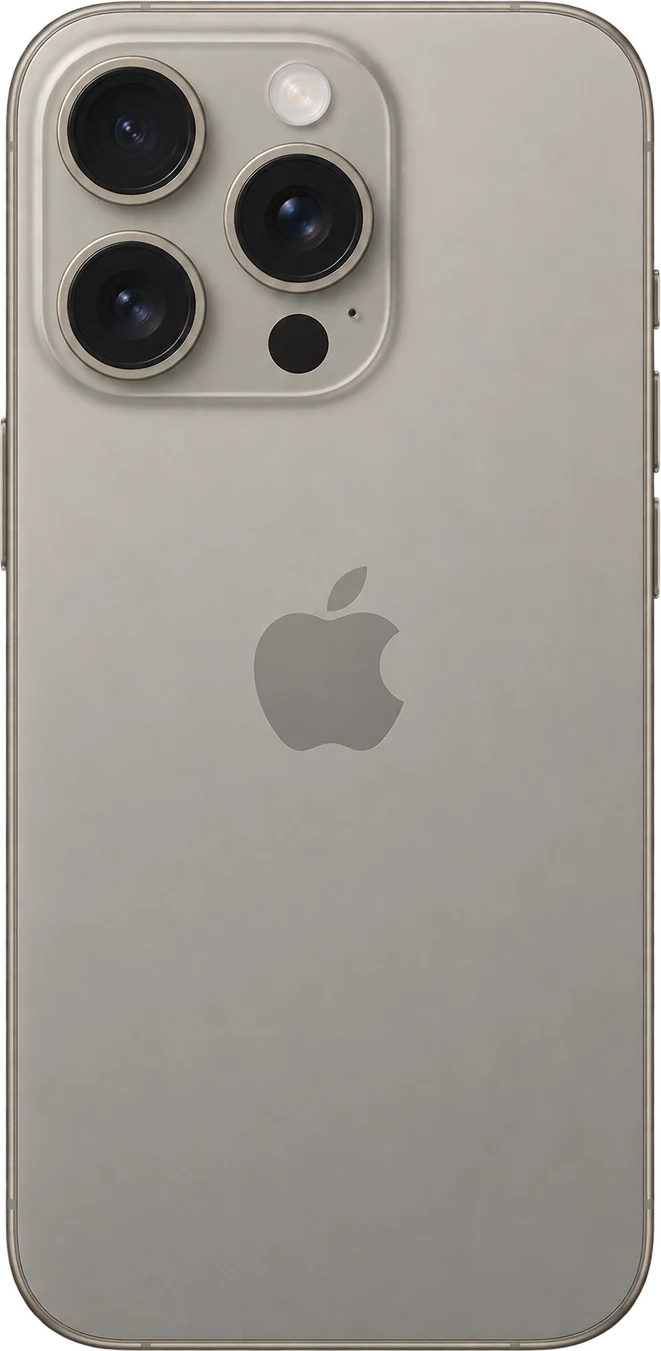 Phone back — illustrative cosmetic condition